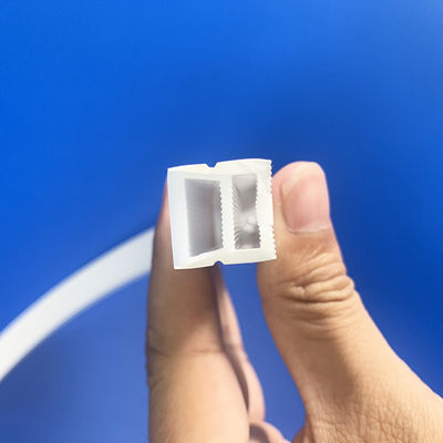 LED Lights Transparent Silicone Rubber Profiles Extrusion Heat Resistant