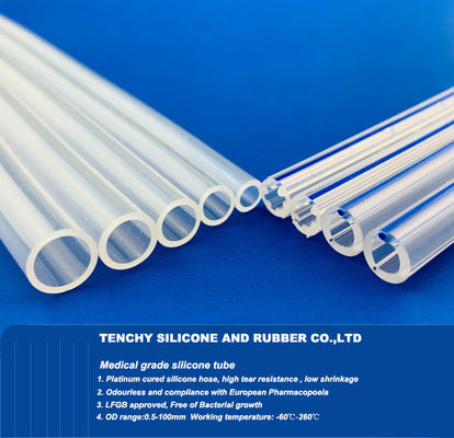 Medical Grade Silicone Tubing Clear Silicone Hose Tube USP Class VI Level